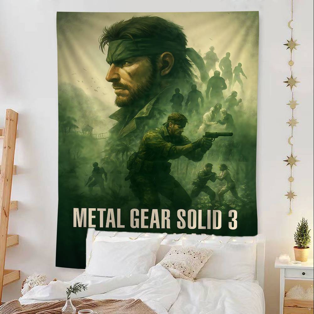 Metal Gear Solid MGS Подвесной Богемный Гобелен Богемные Настенные Гобелены Мандала Дешевый Хиппи Настенное Украшение