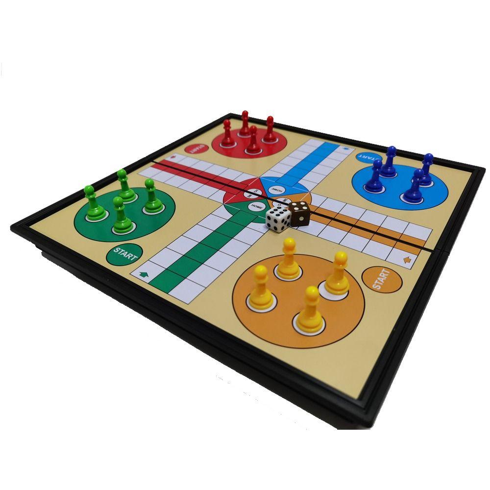 Тренировка концентрации Летающие шахматы Складная шахматная доска Лудо Настольная игра Интеллектуальные игрушки