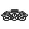 Электронная ударная установка Roll Up Practice Pad Midi Kit с педалями и палочками в подарок для детей 100?Вилка 240 В, США
