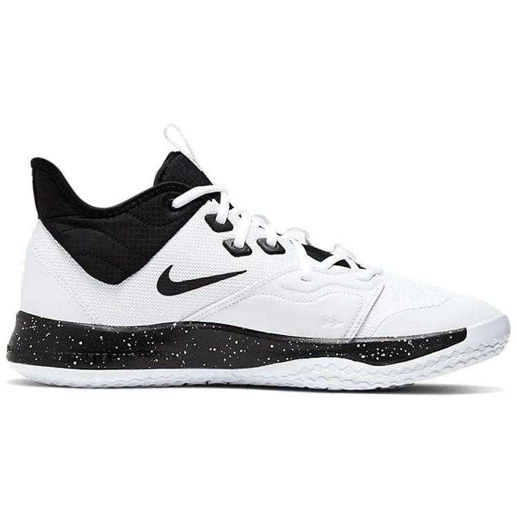 Nike PG 3 TB Белые мужские кроссовки Черные CN9512-108