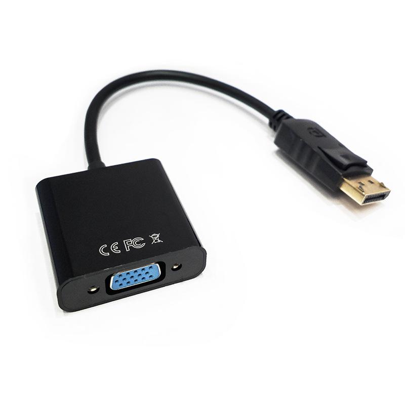 DisplayPort (DP) to VGA Adapter Cable for Laptops and Projectors