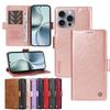 Кожаный чехол-книжка с кошельком и защитой от кражи для iPhone 16E 16 15 Pro Max 14 Plus 13 Mini 12 11 X XS XR SE2 SE3 8 7 6 2022