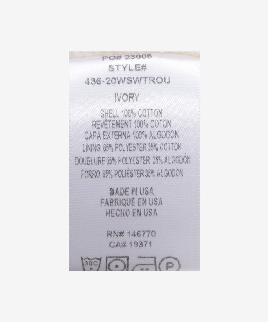 REDONE Super Wide Leg Pants - Ivory / 43620Wswtrouiv