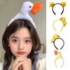 Cartoon Little Yellow Duck Hair Hoop Funny Animal Decor Kids Headband Girl Hair Clip Children Gift