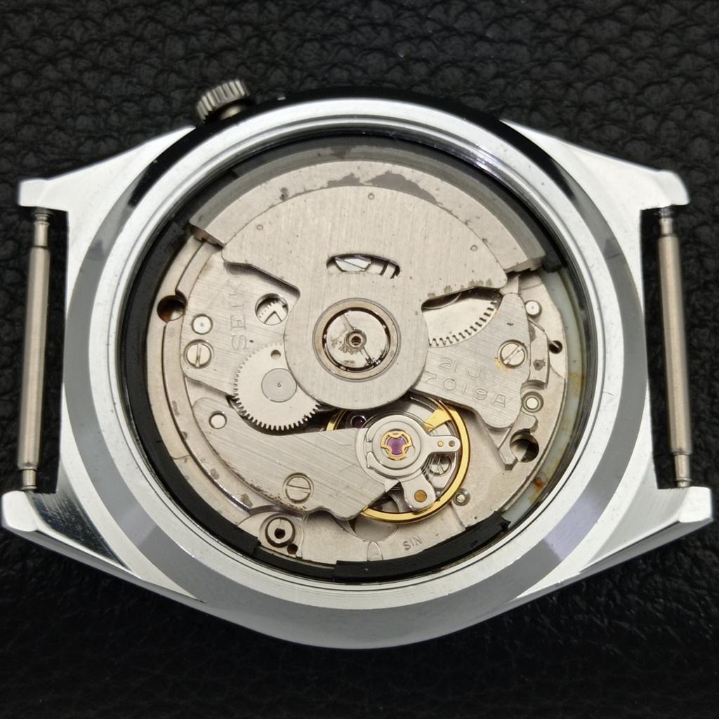 REFURBISHED VINTAGE SEIKO 5 AUTOMATIC JAPAN MENS SILVER DIAL WATCH A433572-2 R117-a433572