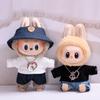 For 17cm Labubu Doll Clothes Fashion Clothes Hoodies Doll Clothes Color Match Hoodies Dolls Accessories Cute Decoration Little Cloths