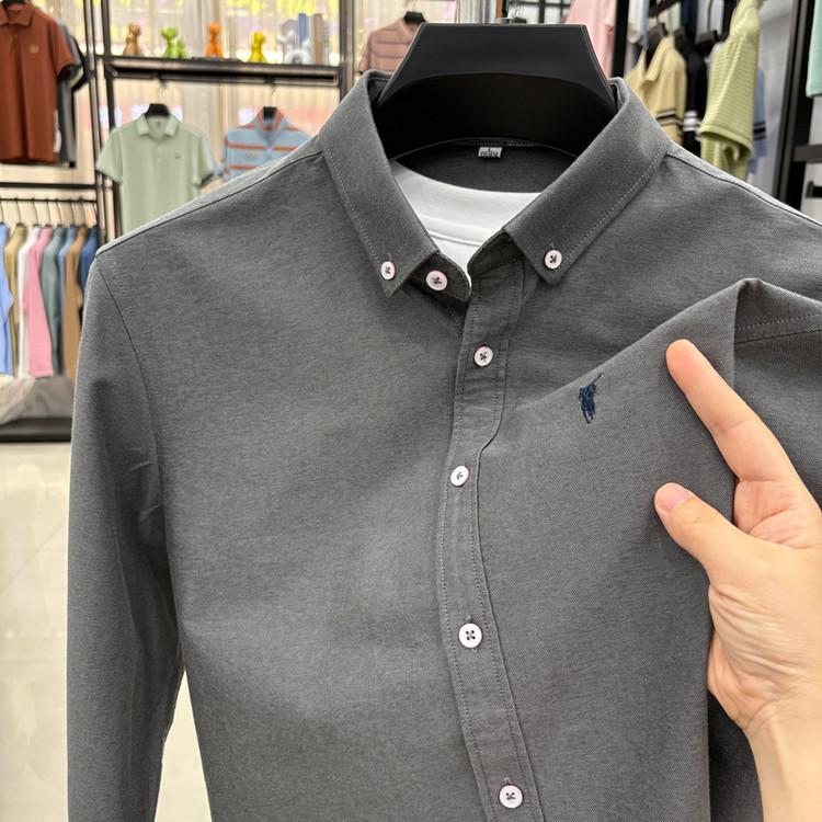 STORN 100% Cotton Corduroy Shirt - Green Long Sleeve M-4XL - Spring Autumn Slim Fit Candy Color Collection