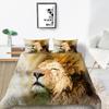 Домашнее постельное белье с животным принтом, пододеяльник для детей и взрослых, наволочка для мальчиков, моющийся подарок, удобное постельное белье, пододеяльник