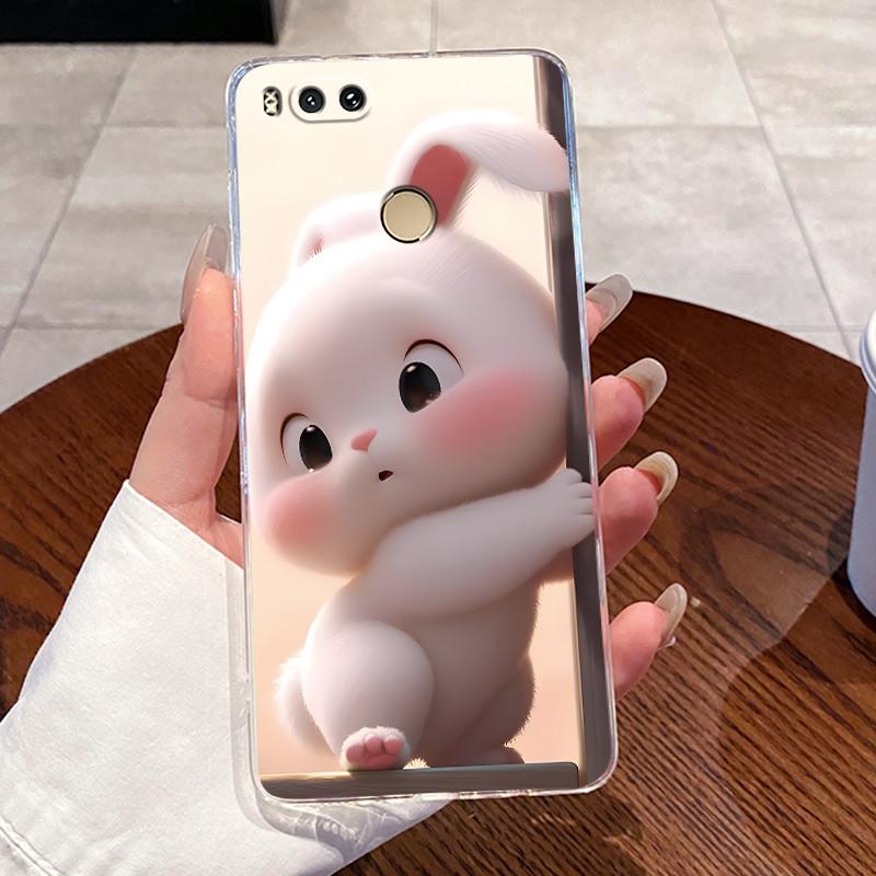 Jelly Casing For Xiaomi Mi A1 / Mi 5X Funda Clear Silicone Soft TPU Back Cover For Xiaomi Mi 5X Cute Cat Rabbit Heart Phone Case