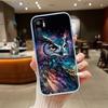 NH14 Cartoon Art Owl Transparent Phone Case for Motorola Moto Edge 20 30 40 50 S30 Fusion Ultra Pro Neo Lite + G200 G23