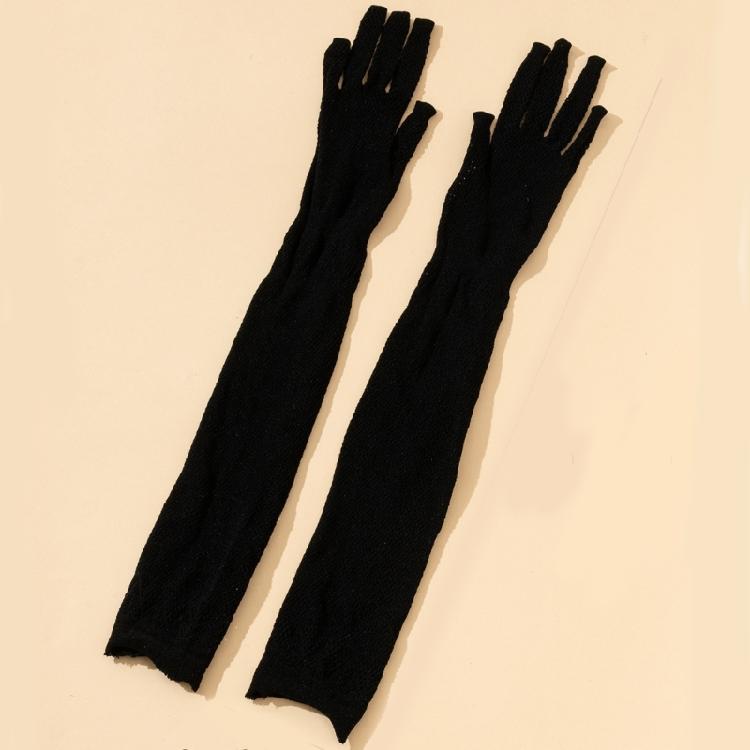 Вечерние платья перчатки для женщин леди перчатки-сетка с полными пальцами перчатки для выпускного бала