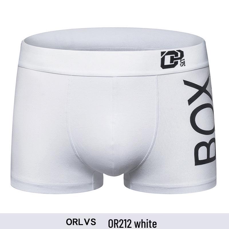 Мужские летние хлопковые спортивные стринги - Низкая посадка, Подтягивающие бедра, Дизайн с надписью