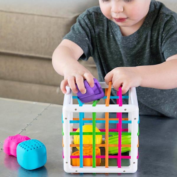 Игрушки для мозга InnyBin, игра для сортировки форм, обучающие развивающие игрушки Монтессори для детей Bebe Birth Inny, От 0 до 12 месяцев