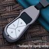Xpeng Key Case for P7, P5, G3i Models (2021) - Metal Key Bag and Buckle