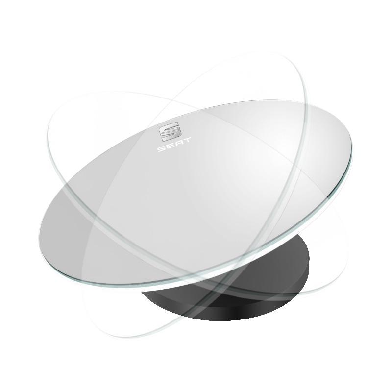 Автомобильное выпуклое зеркало заднего вида с круглым каркасом и широким углом обзора для Seat Alhambra MK3 Leon FR Altea Ibiza Toledo Cordoba Arona Ateca