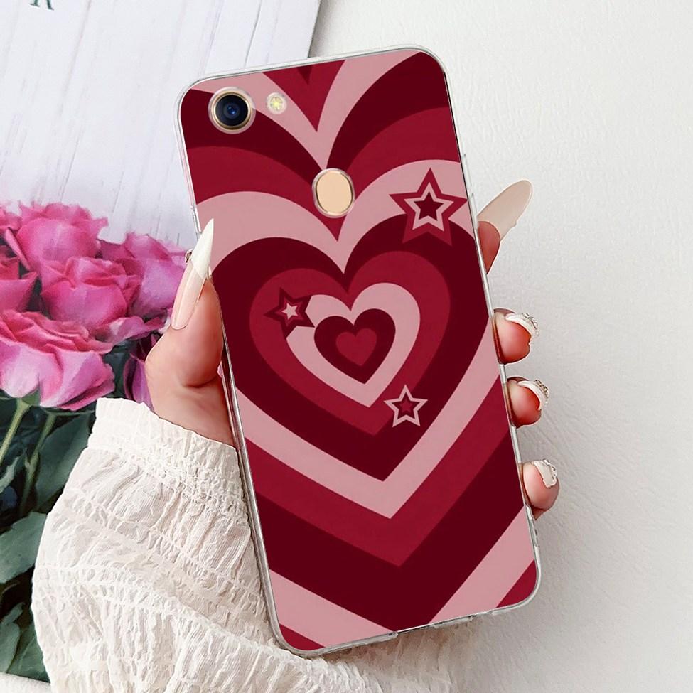 Clear Casing For Oppo F5 CPH1723 CPH1727 Cover For Oppo F5 Youth Case CPH1725 Luxury Butterfly Love Fashion Cool Lion Painted