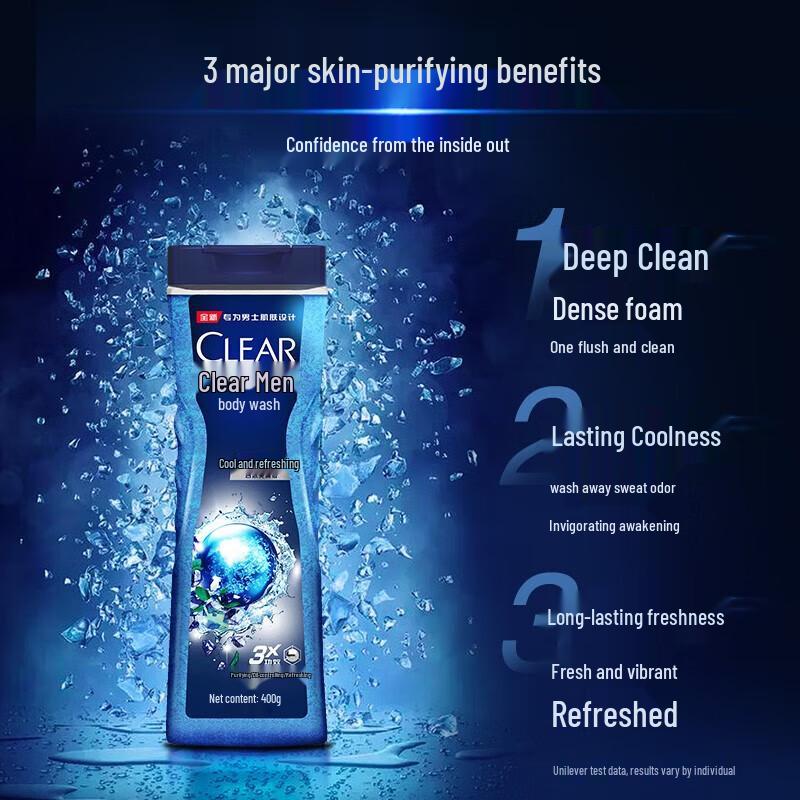 Гель для душа Clear Men Ice Cool Oil Control