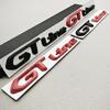 OQUP8 3D Metal Chrome Logo GT Line Emblem Badge For Peugeot 2008 301 307 308 408 3008 508 208 Car Rear Trunk Fender Styling Decoration