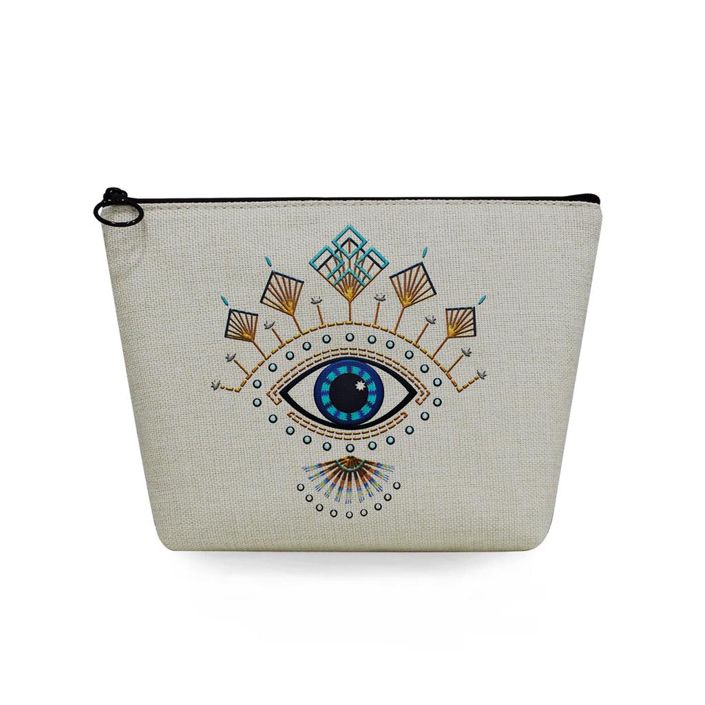 Женская косметичка с принтом глаз, для туалетных принадлежностей, органайзер для путешествий, 6769