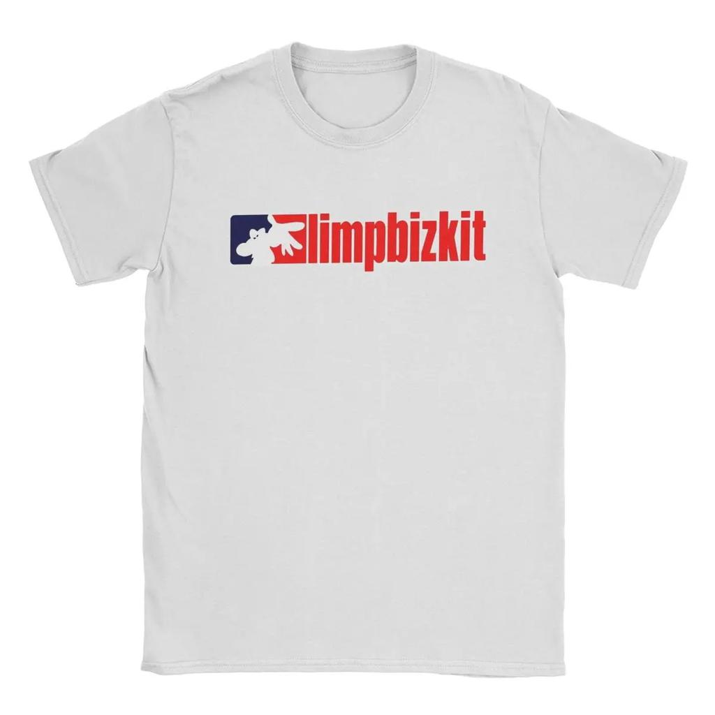 Удивительные футболки Limp Bizkit Повседневные Винтажные Уличная одежда Хлопок Короткий рукав Повседневные Мужские Женские Забавные Харадзюку Унисекс Топы