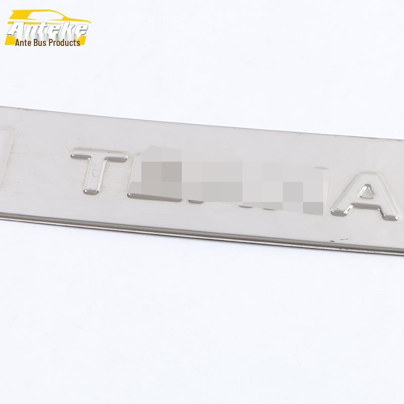 Teana Rear Bumper Guard Plate and Trunk Tailgate Sequin Accessory for 13 Models