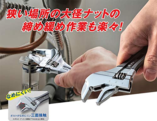 Короткий разводной ключ Kyoto Machinery Tools (КТК) 8-36мм WMS-36