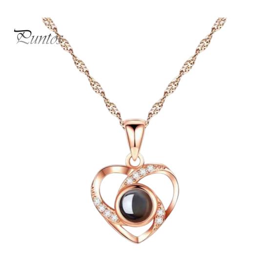 Ожерелье с изображением, персонализированное ожерелье с проекцией фотографий, памятные подарки на День святого Валентина, день рождения для жены или девушки