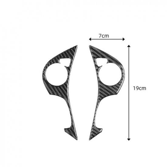 For Honda Accord 2013-2017 Carbon Fiber Steering Wheel Button Cover Trim Type A