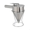 Pancake Batter Dispenser Cake Candle Making Supplies Stainless Steel Funnel with Stand for