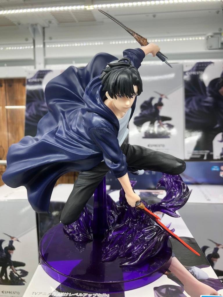 13СМ Аниме Solo Leveling Фигурка Сон Джин У Анимированная Версия ESPRESTO Excite Motions-1 Модель Сцены Битвы Игрушка Кукла ПВХ Подарок