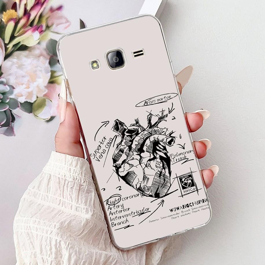 Для Samsung Galaxy J5 2015 2016 Чехол SM-J500F SM-J510F Силиконовый Чехол Милый Кот Мультяшный Мягкий Funda Для Samsung J7 2016 J710F Capa