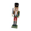 Wooden Nutcracker Ornament Christmas Decoration for Party Holidays Festive