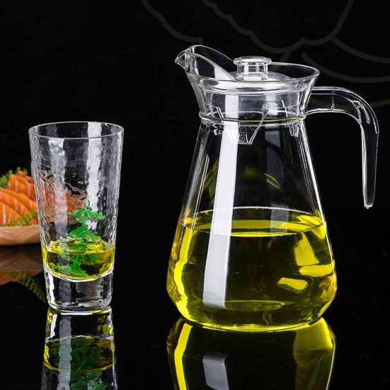 Кувшин для холодных напитков с носиком и крышкой, не проливающейся через носик, большой емкости для воды, для холодного чая, лимонада, сока, уличный диспенсер для воды для вечеринок, домашнего офиса