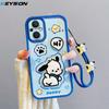 KEYSION Противоударный чехол для OPPO Reno8 Z 5G 7Z со шнурком, силиконовый милый 3D чехол для телефона с мультяшной куклой для OPPO Reno 7 8 Lite 5G