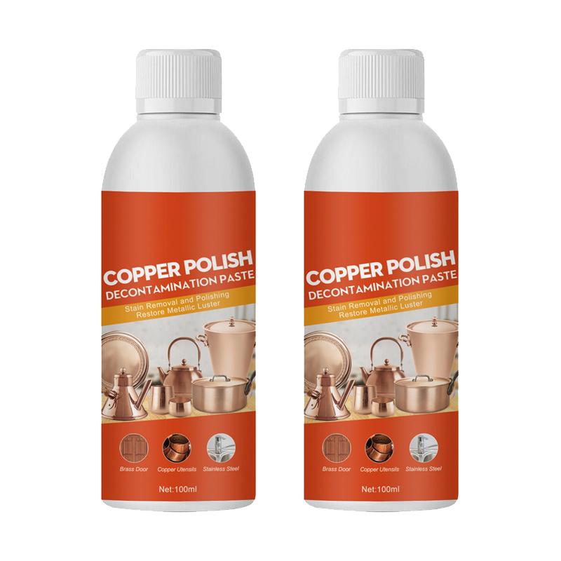 2/1Pcs Brass and Copper Tarnish Remover Metal Polish Cleaner for Polishing of Electrical Appliances Harmless Household Tools