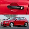 Наклейки на наружные дверные ручки с рисунком из углеродного волокна для Seat Leon MK2 1P FR Cupra