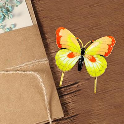 Металлическая закладка с дизайном бабочки для любителей книг и учителей