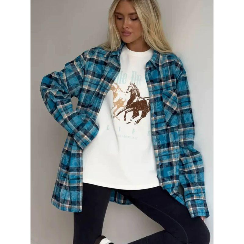 New Fashion T-shirt Fashion New Fashion Casual Loose Round Neck Print Letter Cotton T-shirt Top