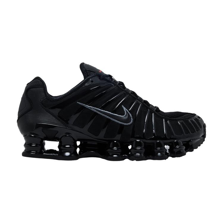 Мужские кроссовки Nike Shox TL Черный Металлический Гематит Черный/Черный-Металлический Гематит-Макс Оранжевый