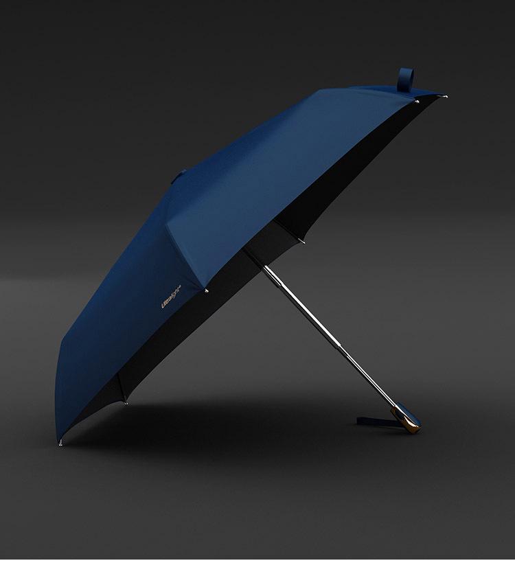 OLYCAT Dual-Purpose Automatic Umbrella: Sunshade & Rain Protection, Anti-Ultraviolet, Three-Fold Design.