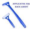 Аппликатор для лосьона для спины «Медведь» с многоразовыми роликами, складной длинной ручкой, для гладкого нанесения, ролик для лосьона