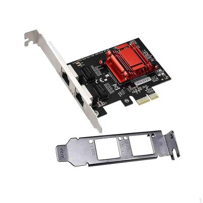 Сетевая карта PCIe с портом Gigabit, адаптер Ethernet 1000M, два порта 82575/82576, два, NIC LAN