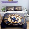 3pcs Duvet Cover Set (1*Duvet Cover + 2*Pillowcase, Without Core),Chelsea F.C Print Bedding Set, Bedroom Decor, All‑Season, Birthday Gift