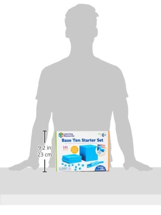 Учебные ресурсы Материалы для обучения математике Базовый набор Ten 4 Types Starter Set с рабочей тетрадью LER0930 Подлинный продукт