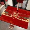 Chinese New Year 2025 Doormat The Year of Snake Carpets Door Entrance Mat Spring Festival Anti-slip Carpet Home Lucky Supplies