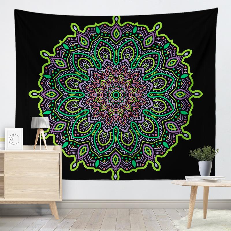 Мандала настенный гобелен диван фон ткань обои гобелен студенческое общежитие украшение гобелен украшение