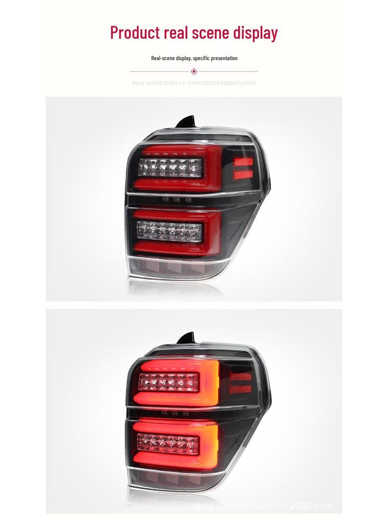 18-20 Toyota 4Runner Светодиодный задний фонарь в сборе с последовательным указателем поворота и ДХО