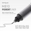 LANGUO 0.2/0.5mm Nib Size Pigment Liner Gel Pens Anti-smudge Water Resistant Fineliner Pens Stationery School Office Supplies