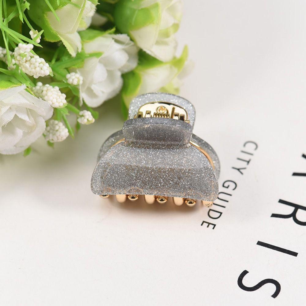 Barrette Acrylic Hair Clip Candy Colors Butterfly Hair Clip Cute Hairpin Clamp  Women Girl