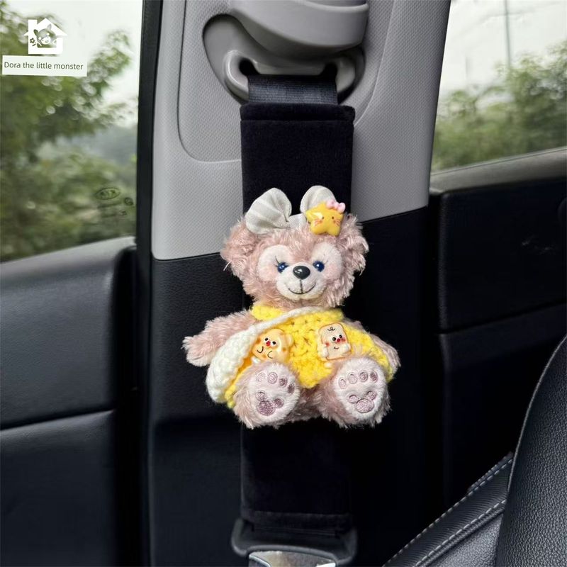 Bee Duffy Cheese Rose Car Seatbelt Shoulder Pad Car Interior Accessories Anti-Wear Clothing Anti-Neck Strangling for Couples